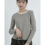 細い ボーダーカットソー ニットソー | Tannsu Dance | 詳細画像9 