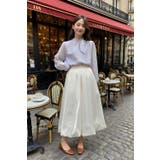 光沢シフォン フレアロングスカート 裏地付き | Tannsu Dance | 詳細画像14