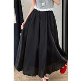 光沢シフォン フレアロングスカート 裏地付き | Tannsu Dance | 詳細画像10