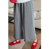 ギンガムチェック ワイドパンツ レディース | Tannsu Dance | 詳細画像4 