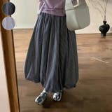 ギンガムチェック バルーンスカート ロング丈 | Tannsu Dance | 詳細画像1 