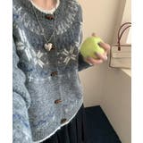 ノルディック柄 カーディガン レディース | Tannsu Dance | 詳細画像7 