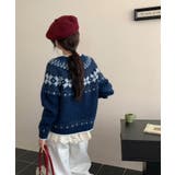 ノルディック柄 カーディガン レディース | Tannsu Dance | 詳細画像10 