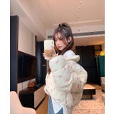 フラワープリント 中綿ジャケット ショート | Tannsu Dance | 詳細画像4 