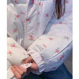 フラワープリント 中綿ジャケット ショート | Tannsu Dance | 詳細画像6 