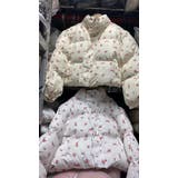 フラワープリント 中綿ジャケット ショート | Tannsu Dance | 詳細画像11 