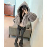 ボアパーカー ショート丈 レディース | Tannsu Dance | 詳細画像9 