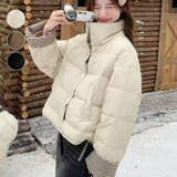 チェック柄 中綿ジャケット レディース | Tannsu Dance | 詳細画像1 