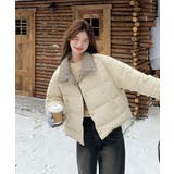 チェック柄 中綿ジャケット レディース | Tannsu Dance | 詳細画像4 