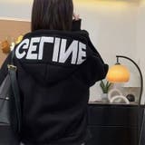 Black | プリントパーカー バックロゴ フーディスウェット | Tannsu Dance