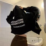 Black | プリントパーカー バックロゴ フーディスウェット | Tannsu Dance