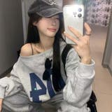 Gray | ナンバープリント スウェットセットアップ レディース | Tannsu Dance