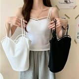 キャミソール クロスストラップ 綿混 | Tannsu Dance | 詳細画像1 