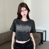 Gray | Tシャツ レディース 半袖 | Tannsu Dance