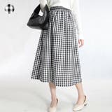 ギンガムチェック 柄 ミモレ丈 | Tannsu Dance | 詳細画像1 