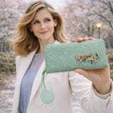 tsumorichisatoCARRY キラキラネコストーン ラウンド長財布 | Tasche Jack | 詳細画像3 