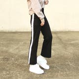 サイドラインフレアパンツ ボトムス パンツ | TATHPHILLIA | 詳細画像4 