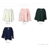 フレアスリーブドロップショルダーローゲージニットトップス トップス プルオーバー | TATHPHILLIA | 詳細画像2 