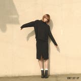 ロングスリーブドロップショルダーニットセットアップ セットアップ トップス | TATHPHILLIA | 詳細画像3 