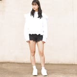 バックボタンフリルブラウス トップス プルオーバー | TATHPHILLIA | 詳細画像4 