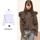 バックボタンフリルブラウス トップス プルオーバー | TATHPHILLIA | 詳細画像1 