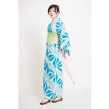 麻の葉(大) 青 | 変わり織 浴衣 レディース | 着物と和の暮らしのお店 たゆたふ
