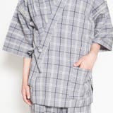 甚平 メンズ 日本製 サッカー生地 しじら織 おしゃれ パジャマ 久留米 | 着物と和の暮らしのお店 たゆたふ | 詳細画像9 