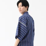 ブルーストライプ | 甚平 メンズ 父の日 | 着物と和の暮らしのお店 たゆたふ