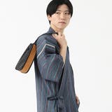 ブルーストライプ マルチ | 甚平 メンズ 父の日 | 着物と和の暮らしのお店 たゆたふ