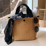 ブラック | レディース ミニ かごバッグ | teddyshop