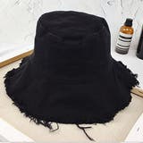ブラック | バケットハット レディース フリンジ | teddyshop
