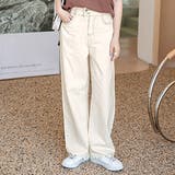 アイボリー | デニムパンツ レディース カットオフ | teddyshop