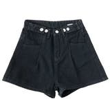 ブラック | デニムショートパンツ レディース ジーンズ | teddyshop
