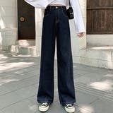 インディゴ | ワイドパンツ デニム レディース | teddyshop