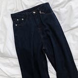 インディゴブルー | フレアデニム ワイドパンツ レディース | teddyshop