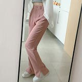 ピンク | ストレートパンツ レディース 韓国ファッション | teddyshop