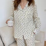 アイボリー×ブラック | ルームウェア レディース 可愛い | teddyshop