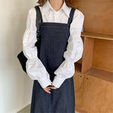 インディゴ | サロペットスカート オールインワン セットアップ | teddyshop