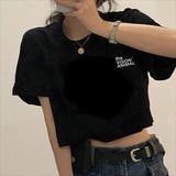 B:ブラック | Tシャツ 無地 韓国ファッション | teddyshop