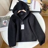 ブラック | フリースジャケット アウター パーカー | teddyshop