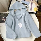 アイスブルー | フリースジャケット アウター パーカー | teddyshop