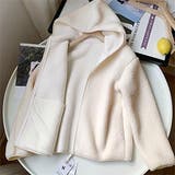 アイボリー | フリースジャケット アウター パーカー | teddyshop