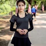 グレー | ヨガウェア 上下セット レディース | teddyshop