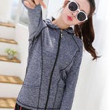 ネイビー | ヨガウェア レディース パーカー | teddyshop