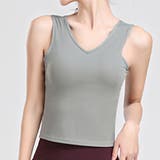 グレー | ブラトップ ヨガウェア レディース | teddyshop