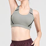 グレー | スポーツブラ ブラトップ ヨガウェア | teddyshop