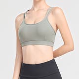 グレー | スポーツブラ ブラジャー ブラトップ | teddyshop