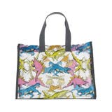 N：恐竜・グレー | プールバッグ ビーチバッグ 女の子 | teddyshop