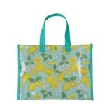 T：レモン柄・ミント | プールバッグ ビーチバッグ 女の子 | teddyshop