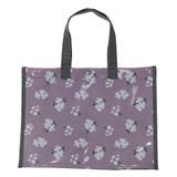 P：小花柄・パープル | プールバッグ ビーチバッグ 女の子 | teddyshop